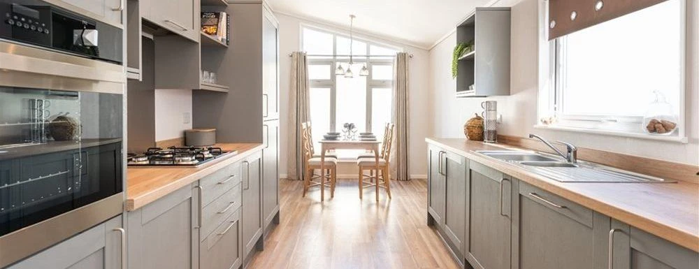 The Majestic Park Bungalow Galley Kitchen