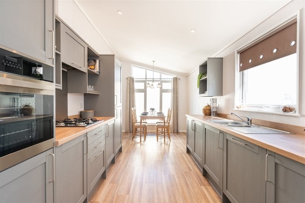 The Majestic Park Bungalow Galley Kitchen