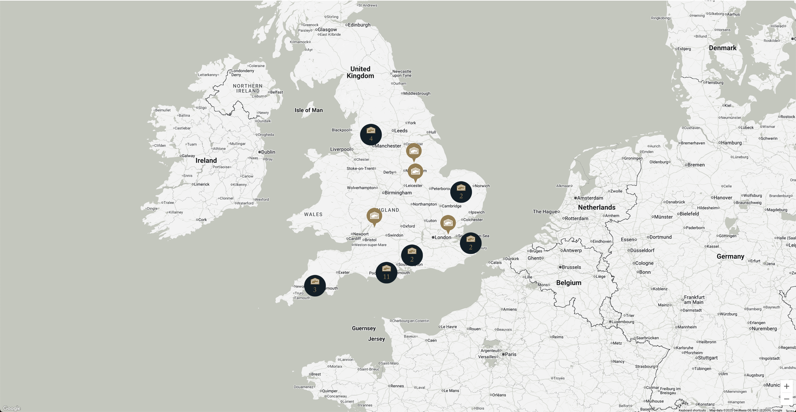 Our Home Types Google map
